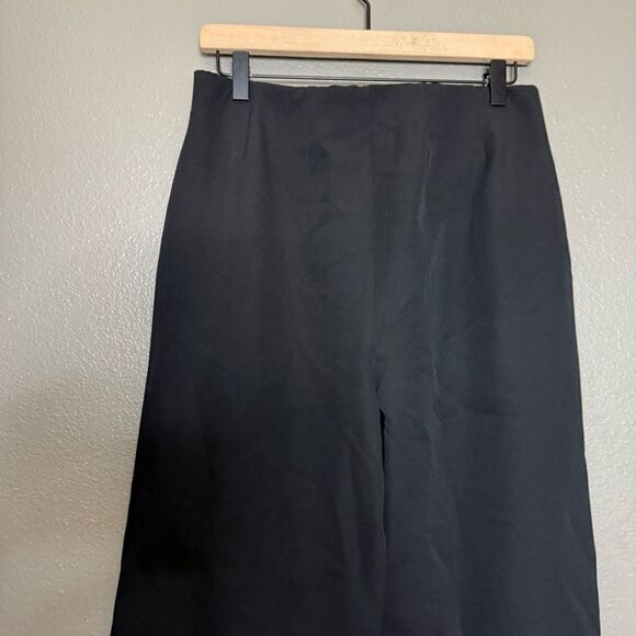 Steve Madden NYC Pants Black Wide Leg Retro 90s Y2K Career Flowy - Picture 7 of 12